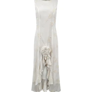 Aletas White Dress