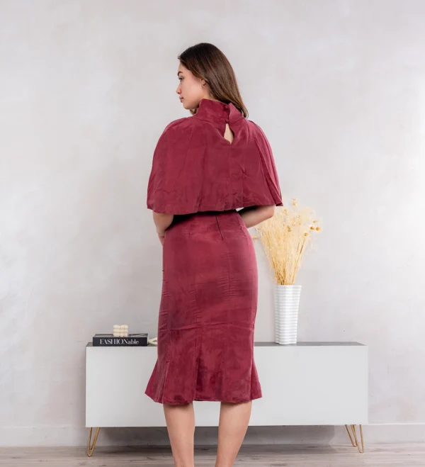 Amor Vivo Burgundy Dress - Image 2