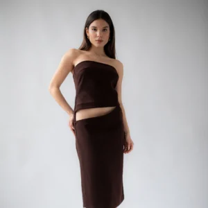 Brown Wool Dress