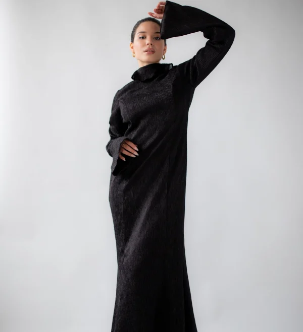 Long Black Dress - Image 3