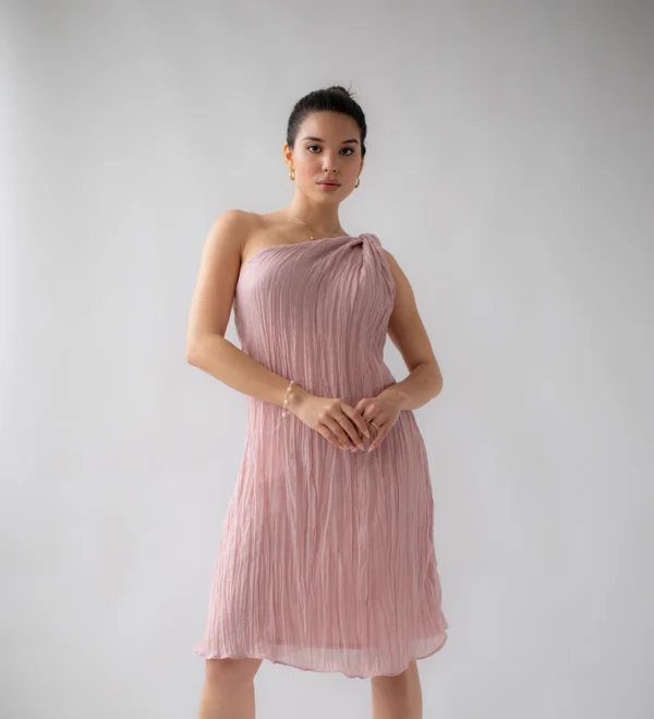 Pink Knotted Dress