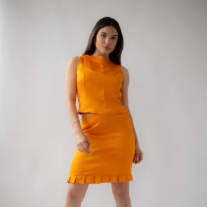 Two Matching Orange Pieces