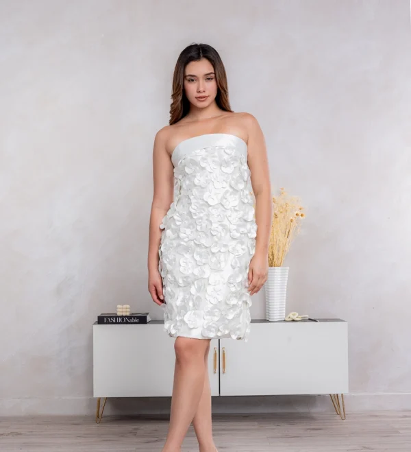 White Roses Dress
